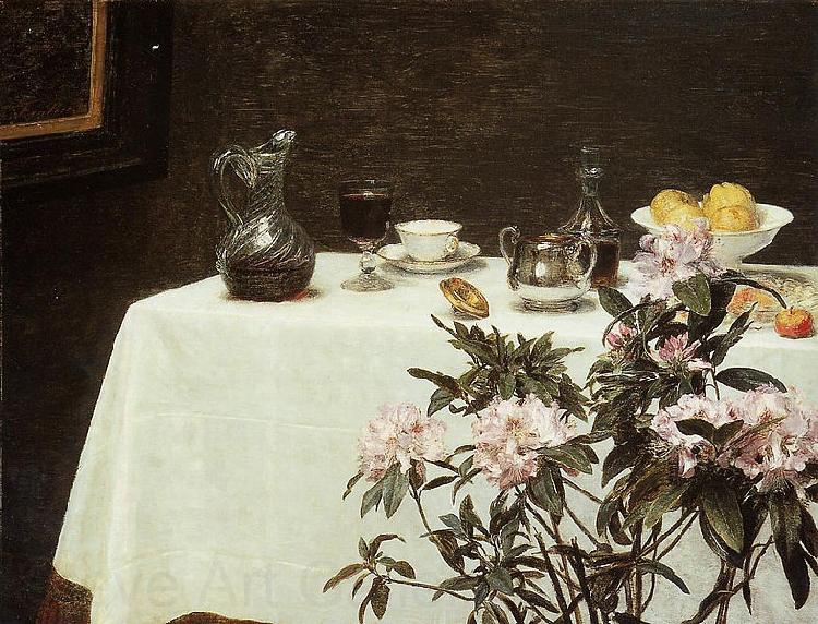 Henri Fantin-Latour Still Life, Corner of a Table Spain oil painting art